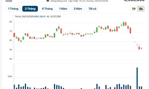 Cổ phiếu DGC “thoát sàn” sau chuỗi giảm sốc, dòng tiền “bắt đáy” làn tỏa kéo VN-Index tăng hơn 23 điểm