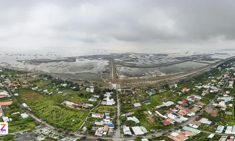 Hình hài khu đô thị lấn biển Cần Giờ sau hơn nửa năm khởi công