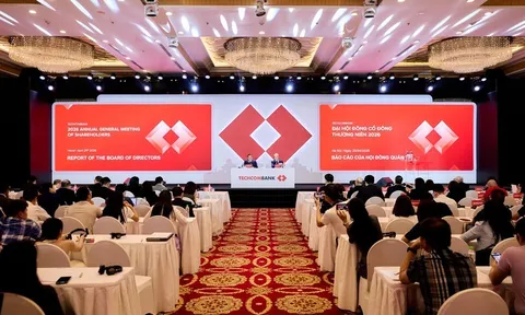 Techcombank chia cổ tức tới 67%, tăng vốn lên hơn 113.000 tỷ đồng