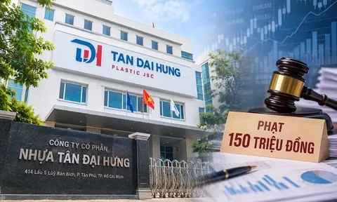 Nhựa Tân Đại Hưng bị phạt 150 triệu đồng vì công bố sai lệch lợi nhuận 4 tỷ đồng