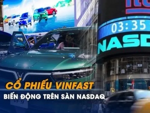 Cổ phiếu VFS tăng ngày thứ ba liên tiếp, có lúc chạm ngưỡng 45 USD/cổ phiếu