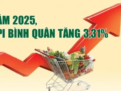 Infographics: CPI bình quân năm 2025 tăng 3,31%