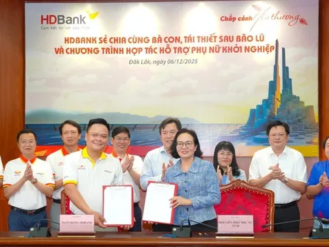 HDBank đẩy mạnh gói vay ưu đãi 12.000 tỷ đồng để đồng hành với người dân phục hồi sau lũ, an tâm đón Tết