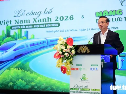 Khởi động 'Việt Nam Xanh 2026', cùng đưa TP.HCM thành trung tâm chuyển đổi xanh của Đông Nam Á