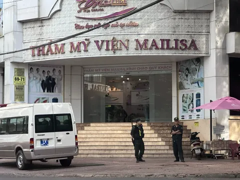 Công an có mặt tại thẩm mỹ Mailisa ở TP. HCM và nhiều tỉnh, thành
