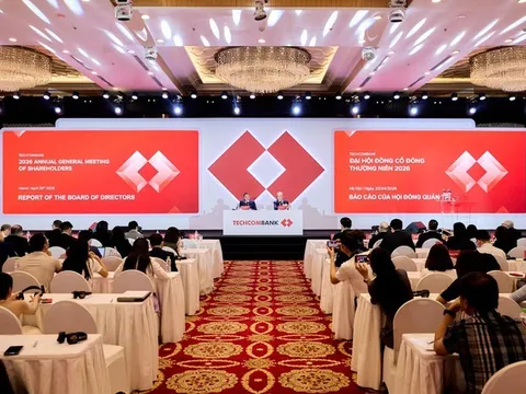 Techcombank chia cổ tức tới 67%, tăng vốn lên hơn 113.000 tỷ đồng