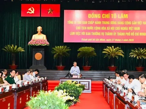 TPHCM cam kết tăng trưởng “2 con số” trong năm 2026