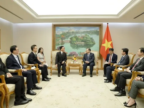 Phó Thủ tướng Thường trực Phạm Gia Túc tiếp Đoàn Hiệp hội Hợp tác quốc tế doanh nghiệp vừa và nhỏ Thượng Hải