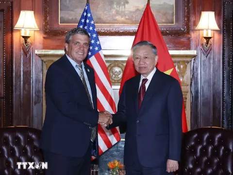 Tổng Bí thư, Chủ tịch nước Tô Lâm tiếp Quyền Giám đốc Cơ quan Thương mại và Phát triển Hoa Kỳ